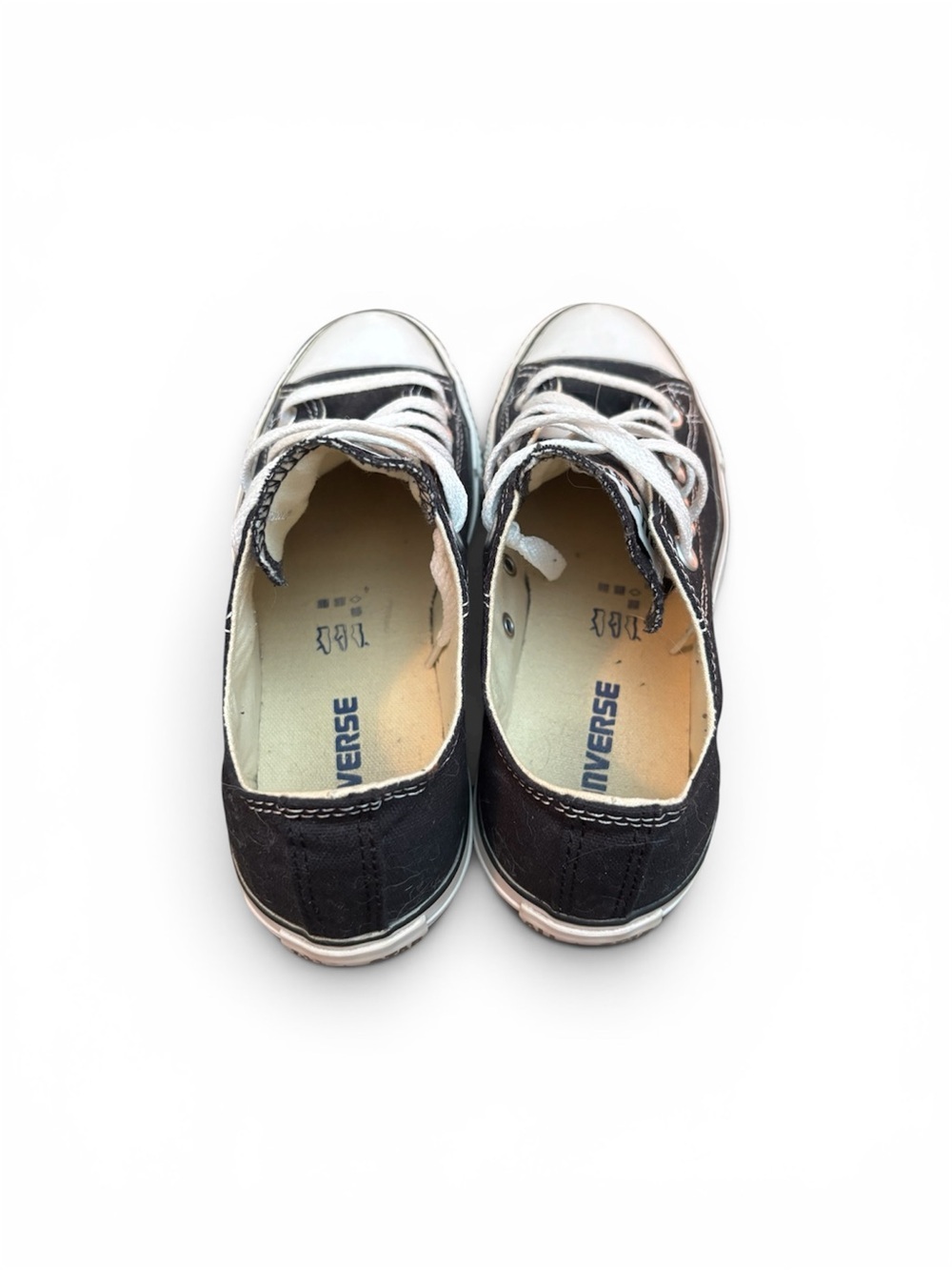 Converse Black & White Low Top Sneakers Unisex Men’s 5 Women’s 7 - Picture 3 of 3